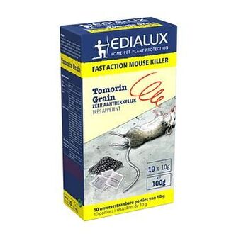 Brico Edialux lokaaskorrels tegen muizen Tomorin 100g aanbieding