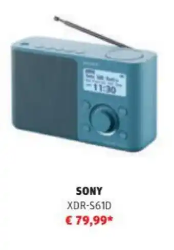 MediaMarkt Sony XDR-S61D aanbieding