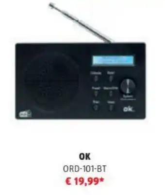 MediaMarkt OK ORD-101-BT aanbieding