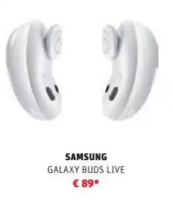 MediaMarkt Samsung Galaxy Buds Live aanbieding