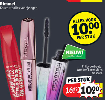 Kruidvat Rimmel aanbieding