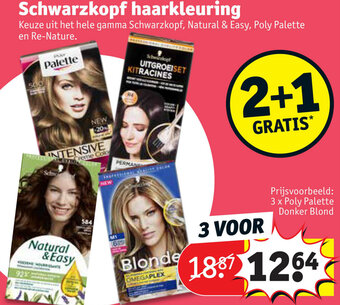 Kruidvat Schwarzkopf haarkleuring aanbieding