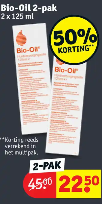 Kruidvat Bio-Oil 2-pack aanbieding