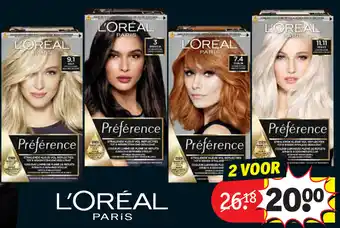 Kruidvat Loreal Paris Preference aanbieding