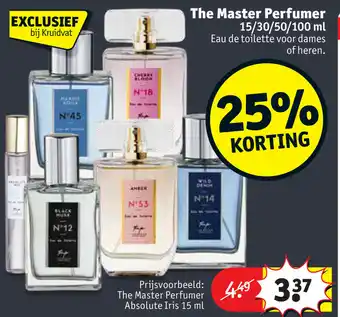 Kruidvat The Master Perfumer 15/30/50/100ml aanbieding