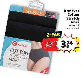 Kruidvat Kruidvat Cotton Stretch Maxi aanbieding