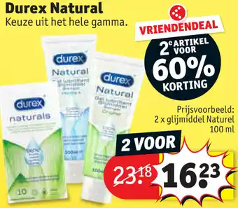Kruidvat Durex Natural 100ml aanbieding