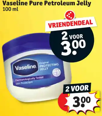 Kruidvat Vaseline Pure Petroleum Jelly 100ml aanbieding