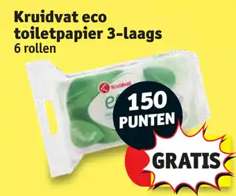 Kruidvat Kruidvat eco toiletpapier 3-laags aanbieding