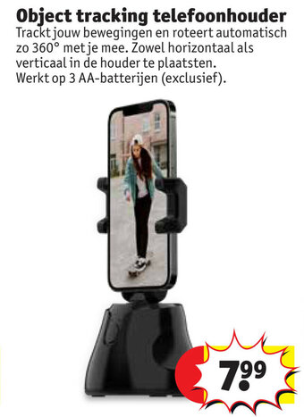 Kruidvat Object tracking telefoonhouder aanbieding