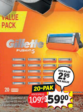 Kruidvat Gillette Fusion 5 aanbieding