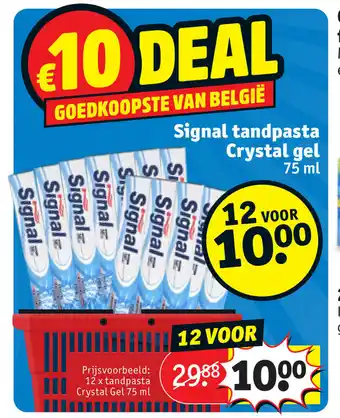 Signal Tandpasta Crystal Gel 75 ml