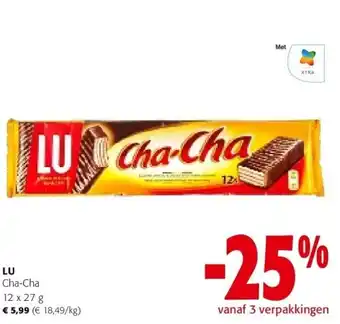 Colruyt LU Cha-Cha 12 x 27 g aanbieding