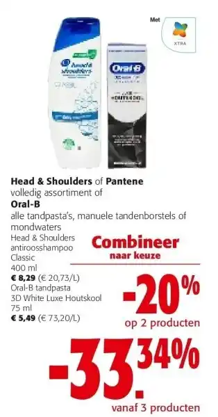 Colruyt Head & Shoulders of Pantene aanbieding
