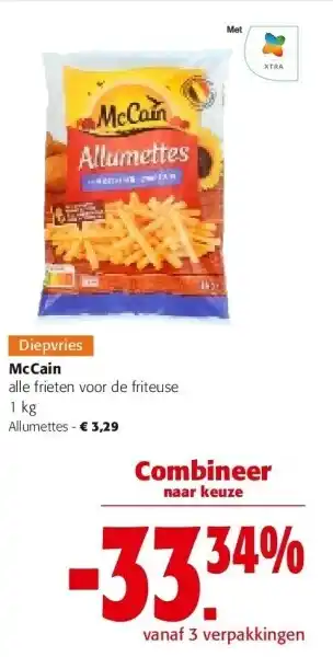 Colruyt McCain alle frieten voor de friteuse 1 kg aanbieding