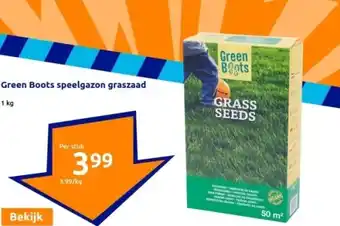 Action Green Boots speelgazon graszaad aanbieding