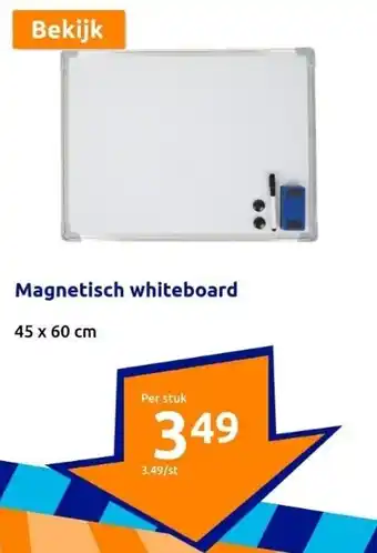 Action Magnetisch whiteboard aanbieding