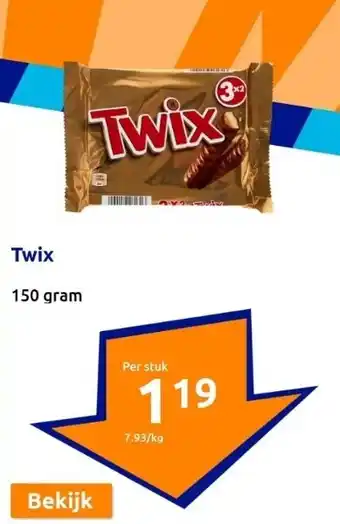 Action Twix aanbieding