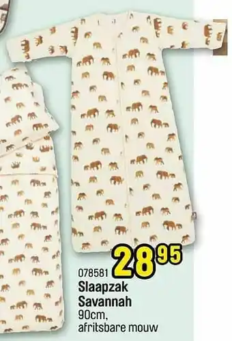 Happyland Slaapzak savannah aanbieding