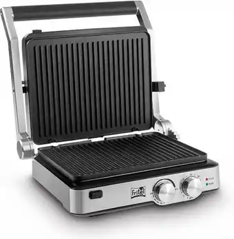 Bol.com Fritel GR 2285 - Grill/panini/BBQ in 1 - grilloppervlak 29x23cm - 2000W aanbieding