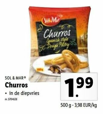 Lidl Churros aanbieding