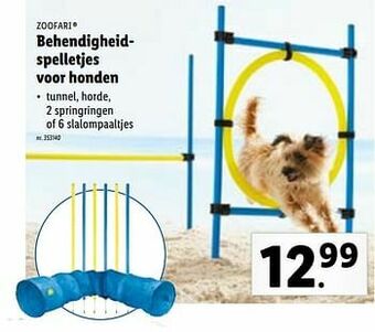 Lidl Behendigheidspelletjes voor honden aanbieding