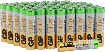 Bol.com GP Super Alkaline AAA batterijen - 40 stuks aanbieding