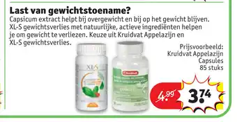 Kruidvat Appelazijn Capsules 85 stuks aanbieding