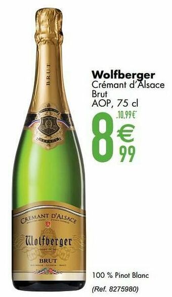 Cora Wolfberger crémant d’alsace brut aop aanbieding