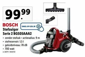 Lidl Bosch stofzuiger serie 2 bgs05aaa2 aanbieding