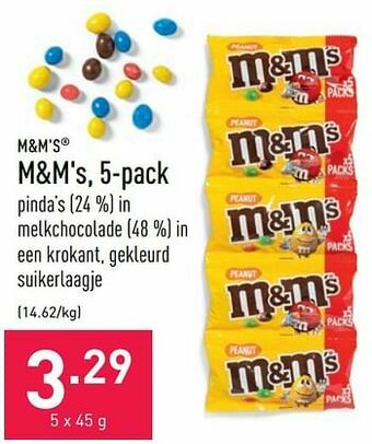 ALDI M+m`s aanbieding
