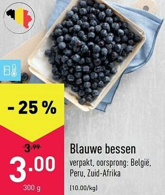 ALDI Blauwe bessen aanbieding