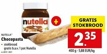 Lidl Chocopasta aanbieding