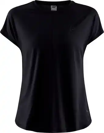 Bol.com Craft Core Charge Rib Tee Dames - sportshirts - zwart - Vrouwen aanbieding
