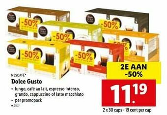 Lidl Dolce gusto aanbieding
