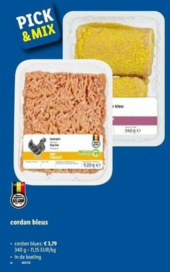 Lidl Cordon bleus aanbieding