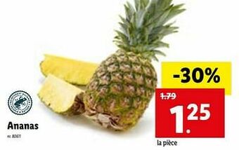 Lidl Ananas aanbieding