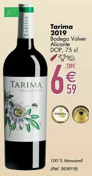 Cora Tarima 2019 bodega volver alicante dop aanbieding