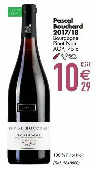 Cora Pascal bouchard 2017-18 bourgogne pinot noir aop aanbieding