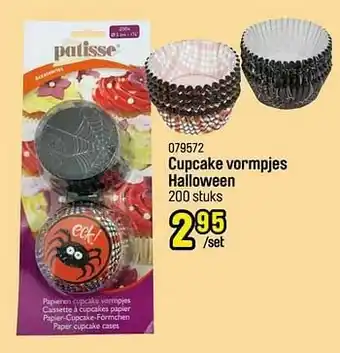 Happyland Cupcake vormpjes halloween aanbieding