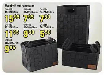 Happyland Mand vilt met handvatten aanbieding
