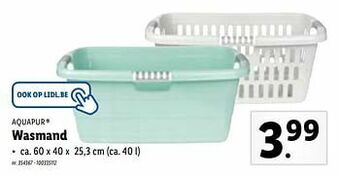 Lidl Wasmand aanbieding