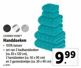 Lidl Handdoeken aanbieding