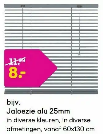Leen Bakker Jaloezie alu aanbieding