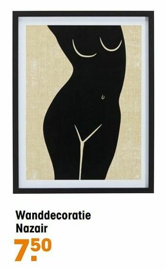 Kwantum Wanddecoratie nazair aanbieding