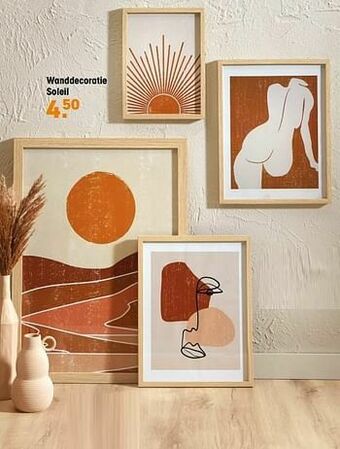 Kwantum Wanddecoratie soleil aanbieding