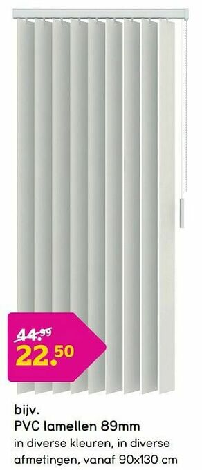 Leen Bakker Pvc lamellen aanbieding