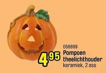 Happyland Pompoen theelichthouder aanbieding