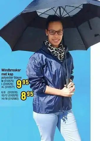 Windbreaker met kap