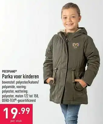 ALDI Parka voor kinderen aanbieding